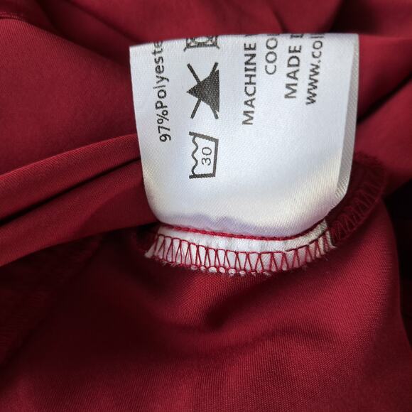 Collectif x Modcloth Pinup Whim Red Peplum Top Size 10 holiday - Picture 7 of 12
